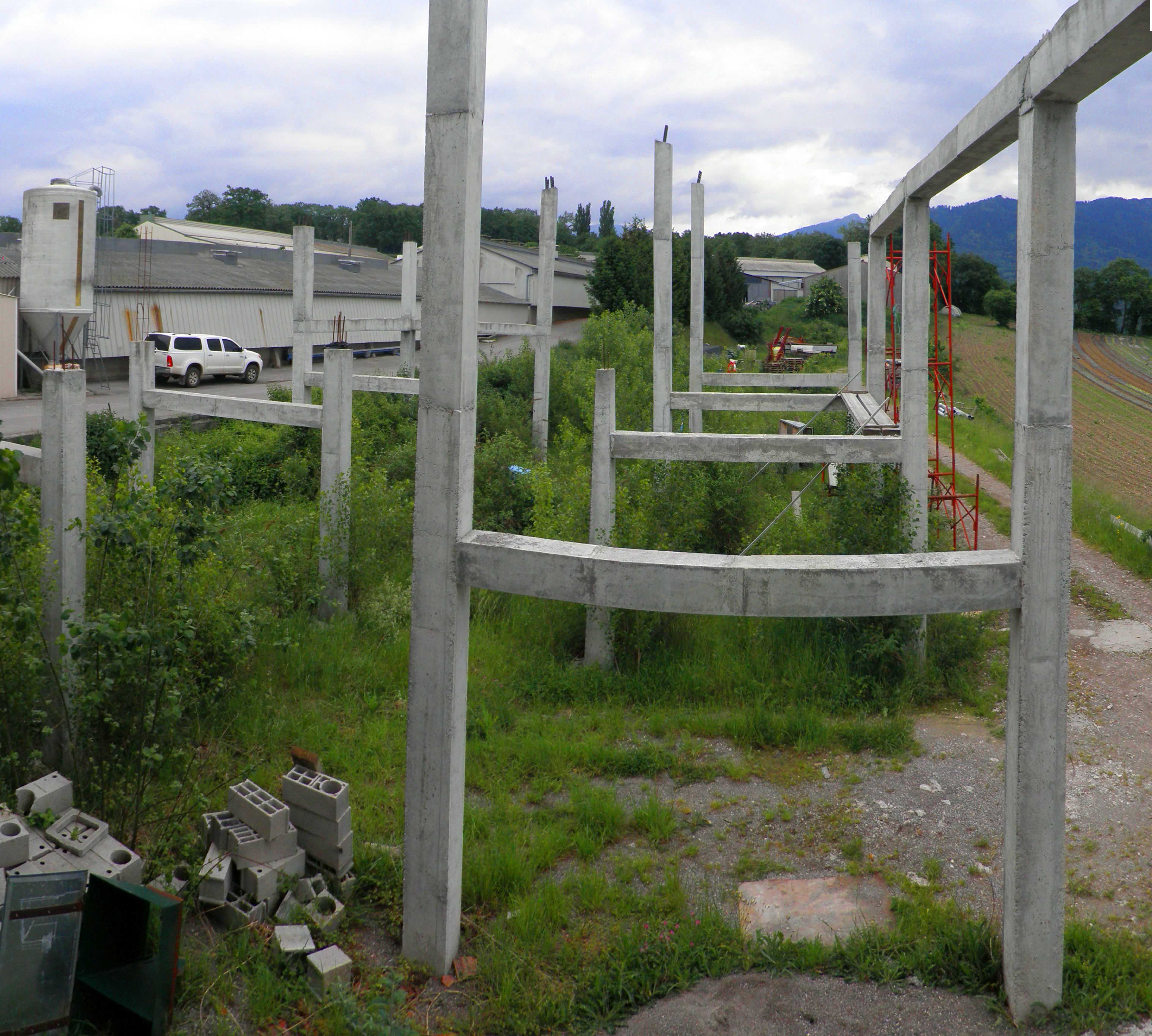 Voilà le travail déjà réalisé pour les deux tranches de construction à venir.