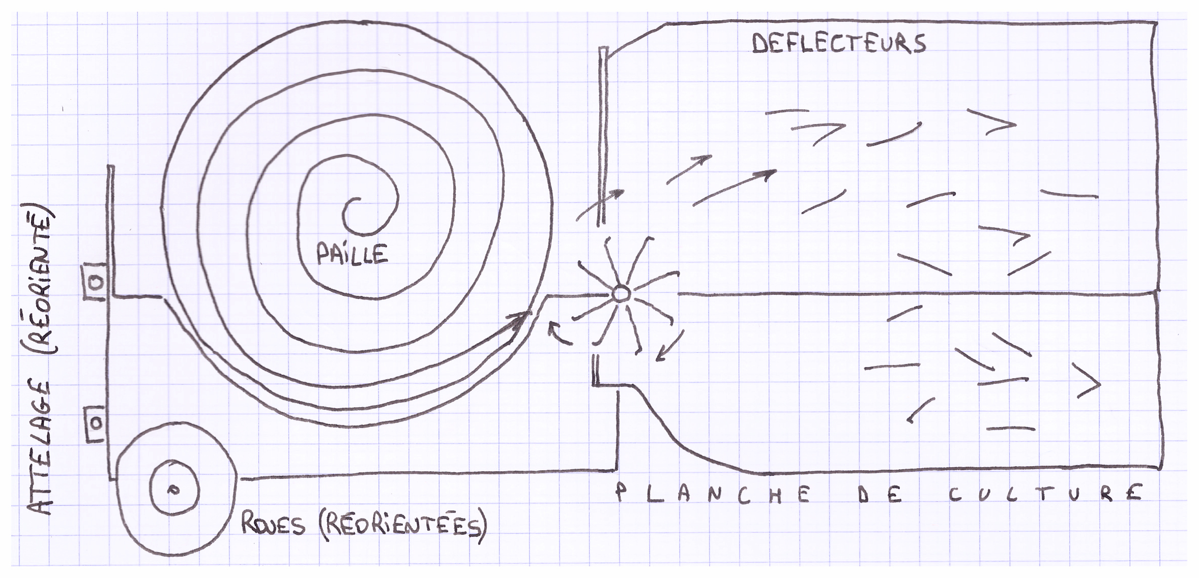 Croquis en vue latérale