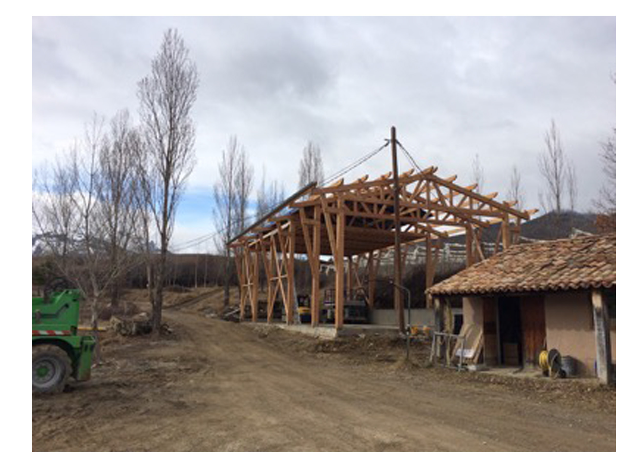 Vue de construction pendant le chantier.