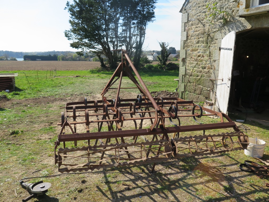 Le vibroculteur d'origine, je lui avais déjà mis un triangle.